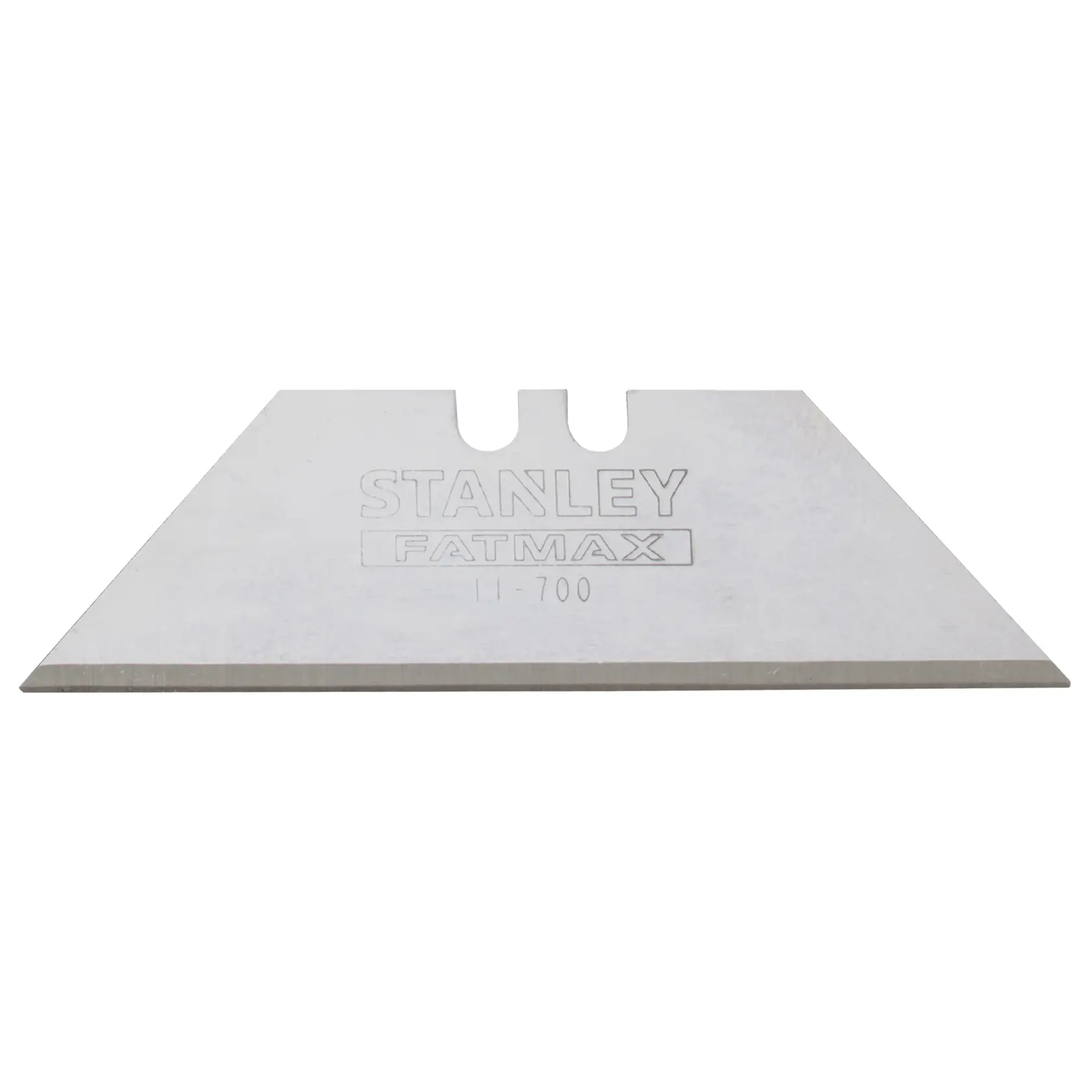STANLEY 4-11-700 lama per taglierino, argento, vista frontale su sfondo bianco.