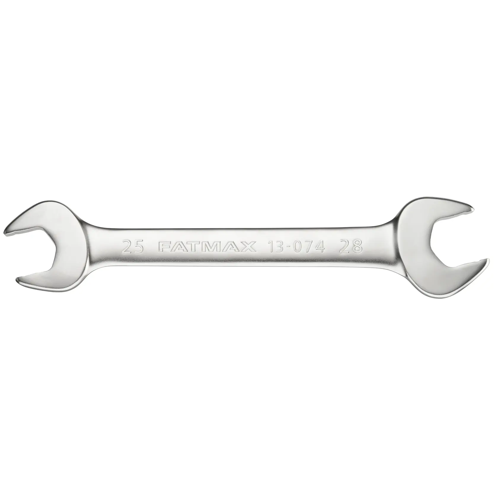 Chiave doppia STANLEY FMMT13074-0, finitura argento, foto del prodotto su sfondo bianco.