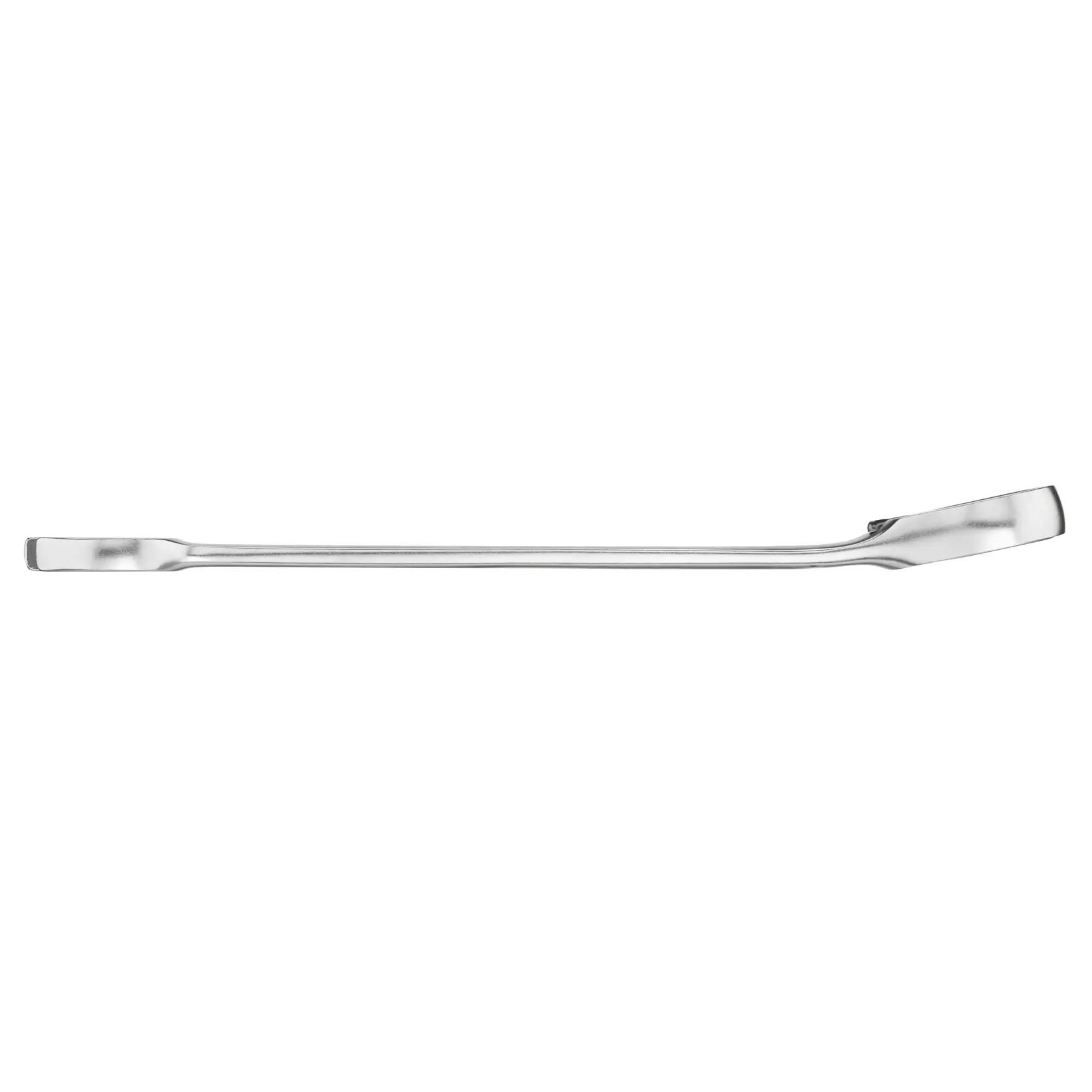 STANLEY FMMT13087-0 piede di porco piatto, metallo argentato, vista laterale su sfondo bianco.