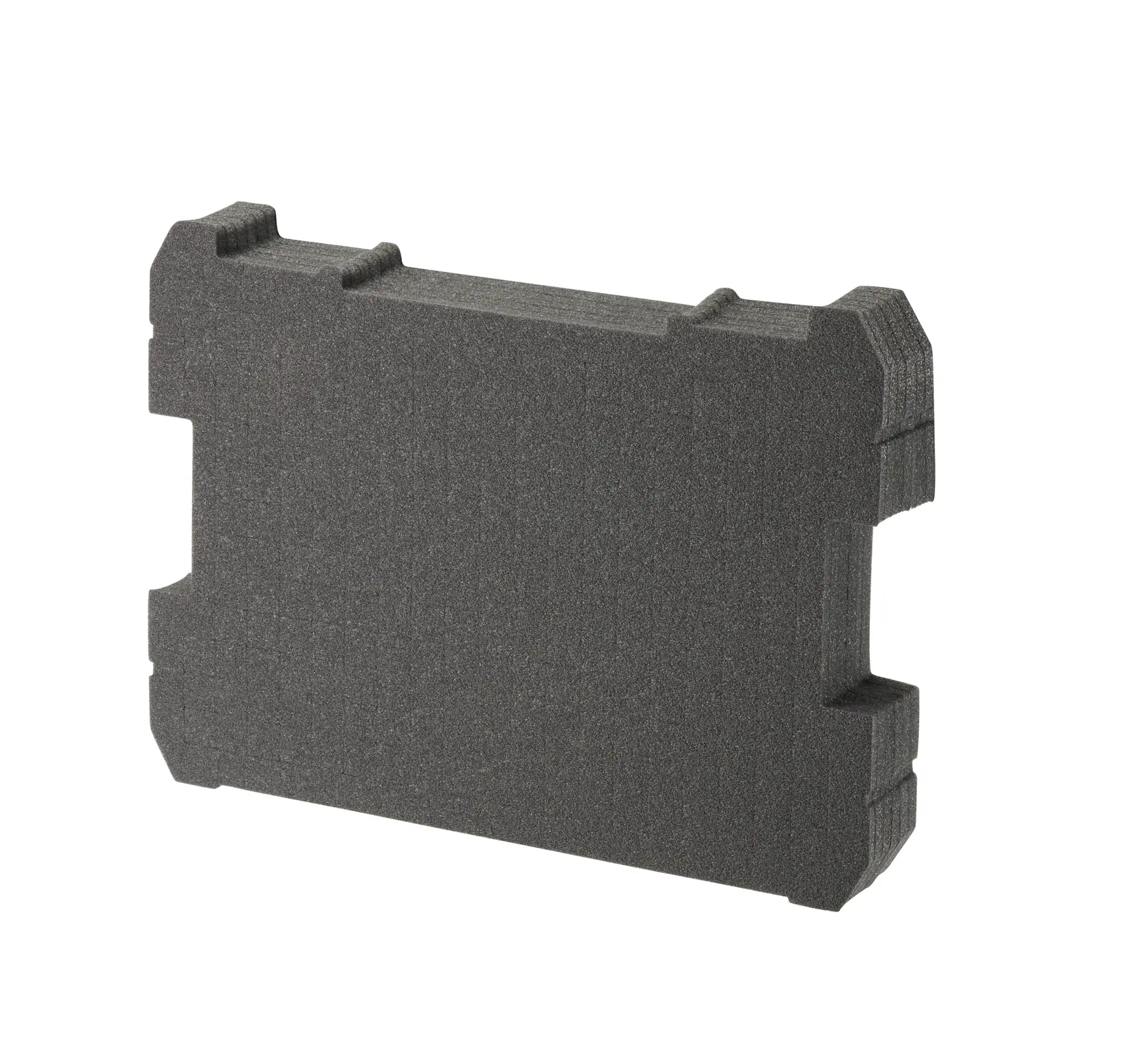 STANLEY FMST1-72365 insert en mousse noire pour rangement d'outils, vue en angle sur fond blanc.