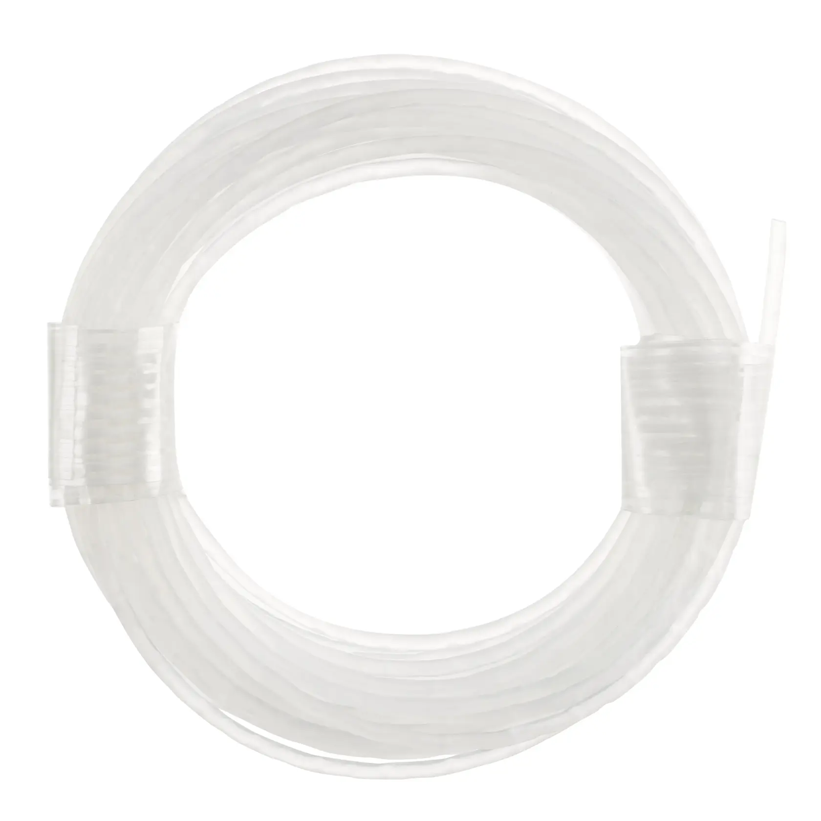 STANLEY STZST1326 clear coiled tubing on white background, front angle, photography product.